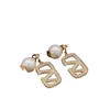 Stud Stud Designer Brincos Stud para Mulheres Ouro Diamantes Brinco Hoop Pearl Earings Jóias de Luxo Feminino Brinco de Prata Studs Dangle Earing Des Boucles Oreilles 5R