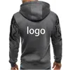 Hoodies personalizados diy texto imagem impressão pulôver personalizado esporte casual moletom de alta qualidade streetwear S-4XL 240102