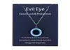 1PC Blue Glass Evil Eye Pendants Halsband för kvinnor Män Turkiet Lucky Necklace Choker smycken Tillbehör1471054