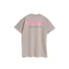 Designer Heren T-shirt Korte mouw Borst Letter Reflecterend Basic Mannen en Vrouwen Paar Tees Tops Trendy Mode Goedkope Loe