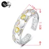 Bangle Uny Banglę Pave Stone Big Dots Retro Annoque Spring Class Bangle Eleganckie piękne prezenty świąteczne Bezpłatne statki bransoletki