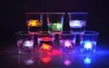 Mini LED Party Lights Square Kolor Zmiana Kubki lodu LED Świecające kostki lodu Mruczące migające zaopatrzenie w nowość18588181