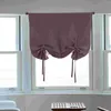 Curtain Black Curtains Roman Blind Pocket Blackout Thermal Insulated Polyester Shade Tie Up