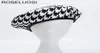 ROSELUOSI automne hiver mode pied-de-poule bérets chapeaux pour femmes noir blanc Bonia casquettes femme Gorras S181017087399190