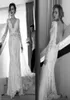 Vintage Mermaid Boho Wedding Dresses 2019 Full Lace V Neck Long Sleeve Lili Hod Beach Wedding Dresses Backless Bohemian Bridal Gow1903192