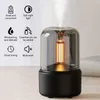 Humidifiers Candlelight Aromatherapy Machine Air Humidifier Portable Mini USB Air Humidifier Home Sprayer Aromatherapy Humidifiers Diffusers