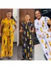 Ethnic Clothing African Women Clothes Long Shirt Tops And Pant Suits 2024 Fashion Print Loose Casual 2 Piece Matching Set