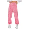 Calças femininas 2024 verão moda casual sólido esportes pele leggings corredores mulheres sweatpants roupas streetwear