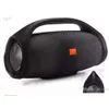 Boombox Bluetooth -högtalare Stere 3D Hifi Subwoofer Handsfree 6000mAh utomhus bärbara stereo -subwoofers med detaljhandelslåda 22
