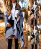 Schals Herbst Winter Frauen Mode Fledermausärmel Mantel Plaid Streifen Poncho Schal Schal Vintage Panchos Weiblich99614314339853