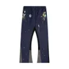 Designer Mens Galleries Pants Jeans Ejressed Ripped Man Depts