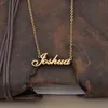 Crybaby Nameplate Necklace for Women Stainless Steel Jewelry Gold Plated Name Chain Pendant Femme Mothers Girlfriend Gift 231229