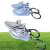 Keychains 3D Mini Sneaker Keychain Shoes Model Backpack Pendant For Boyfriend Birthday Party Present Keyring