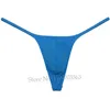 Men Sexy G-String Thong Modal Tangas Mini Bikini Trunks Slim Pouch Posing Underwear Daily T-back