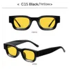 Polarisierte Damen-Sonnenbrille, rechteckige Herren-Sonnenbrille, dicker quadratischer Rahmen, Outdoor-Schutz, trendige Farbtöne