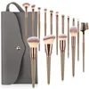 7/10/15 stuks make-up kwasten set met tas houten handvat voor oogschaduw poeder foundation lip professionele schoonheid tool make-up borstel240102