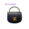 Selinss echte Lederhandtasche Hochwertige leichte Luxus -Granatapfel -Marke Mini Satteltasche Handtasche Diagonale Runde mit echtem Logo