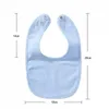 4st högkvalitativt bomullsbarn Bab Bab Baby Saliv Thandduk Baby Solid Color Born Bib Rice Bag Absorberande Bomull Bibb Barn Bib 240102