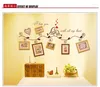 Muurstickers Mode Pos Frame Liefdevolle Vogel Hart Decals PVC Woonkamer DIY Home Decor GR5