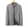 Men's Jackets Casual Classic Outerwear Coats 2024 Spring Autumn Executive Leadership Fashion Stand Collar Smart Men Jacket