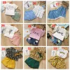 Vêtements pour bébés filles, ensemble d'été à la mode pour filles de dessin animé, costumes pour bébés, t-shirt et pantalons pour enfants, ensemble de vêtements pour enfants, boutiques de bonne qualité ZZ