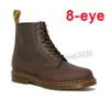 2024 Лучшие модные женские дизайнерские ботинки martins AirWair Ankle martin Boot High doc martens мужские Jadon Smooth Leather Nappa Классические женские ботильоны Низкие лоферы Спортивная обувь