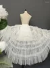 Skirts Lolita Dress Light Flower Wedding Jsk After The Tail Cake Puffy Mesh Cover Up Skirt Catwalk