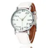 Relógios de pulso 2024 moda casual símbolos matemáticos de couro senhoras quartzo relógios de pulso para mulheres este relojes hombre homens