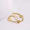 2024tiffanyism armband lyxiga designers armband guldarmband för kvinnor älskar smycken stämpel stämpel gravering brev armband mode elegant smycken present b ivm4