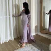 Partykleider Cenove 2024 Arab Dubai Off The Shoulder Abendkleid Knöchellang mit langen Ärmeln Abendmode Elegant für Frauen