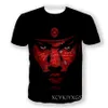 Hip hop sportwear punk casual outono masculino legal impressão avatar a gangue de sangue bandana 3d camiseta 004