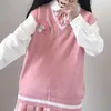 Serbatoi Giapponese Harajuku Grafica Anime Carino Canotte Donna Pastello Goth Tee Y2k Kawaii Estetica Emo Vestiti Alternativi Moda Coreana
