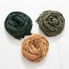 Scarves Scarf Women's Spring And Autumn Thin Linen Versatile Solid Color Ultra Long Cotton Warm Neck