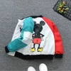 Dresses Mouse Boys Girls Jackets 2022 Spring Cute Cartoon Baseball Uniform Outerwear 212 Years Children Casual Coat Boys Clothes