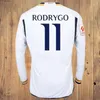 Бензема футбольные майки 23 24 футбольная рубашка Vini Jr Modric Rodrygo Rudiger 2023 2024 Camavinga Casemiro reel Madrids вратарь с длинным рукавом Home Away Fan