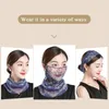 Scarves Multi-Function Pullover Scarf Headbands Chiffon Neck Collar Women Head Thin Sunscreen Silk Anti-UV Mask Neckerchief