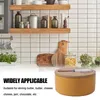 Dinnerware Butter Box Large-Capacity Covered Dish With Lid Keeper Round Cheese For Home Countertop Table Decoration