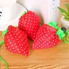 Storage Bags Cute Strawberry Shape Foldable Shopping Bag Reusable Tote Portable Travel Shoulder Folding Home Organizator