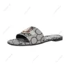 デザイナーシングル女性フラットスリッパLuxurys Miller Leather Sandals Leather Girl Slidesカジュアルフリップフロップサマーファッションレディースビーチスリッパスライド