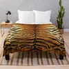 Couvertures motif tigre amant jeter couverture flanelle mode canapé lit décoratif doux grand