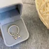 Cluster anneaux uniques deux petites cloches adaptées à la mode de bijoux mignonne / romantique pour femmes