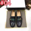 40style erkekler loafers lüks tasarımcılar ayakkabı gerçek deri kahverengi siyah erkek sıradan tasarımcı elbise ayakkabıları düğün ayakkabısı 38-46