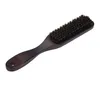 Wood Handle Boar Bristle Cleaning Brush Hairdressing Men Beard Brush Anti Static Barber Hair Styling Comb Shaving Tools7145135