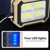 1pc LED Multi Source de Lumière Portable Lumières, Lampe De Poche De Chargement USB, Projecteur De Camping En Plein Air, Peut Charger Les Téléphones Mobiles, Projecteur D'éclairage De Secours