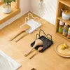 Kitchen Storage Strong Bearing Capacity 2 Colors Ventilation Shovel Spoon Rest And Pan Pot Lid Holder Cover Rack For