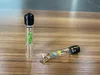 Smoking Pipes with Cap and Colorful Diamond beads One Hitter Pipe For Herb Tobacco