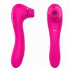 Double headed suction vibrator stick vibration masturbator female G-spot honey tongue toy adult sex 231129