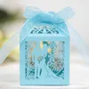 Gift Wrap 10/20pcs Romantic Wedding Candy Dragee Box Mr.& Mrs. Laser Hollow Bride Groom Small Boxes For Gifts Guest Favors Case Packaging