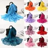 Schals Einfarbiger Schal Damen Foulard Gradient Chiffon Georgette Schal Bandana Eleganter langer Sonnenschutz Hijab