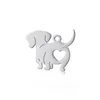 Charms 5 Teile/los Niedlichen Tier Liebe Form Haustier Hund Anhänger King Charles Spaniel Metall Edelstahl DIY Schmuck Machen Mithelfer